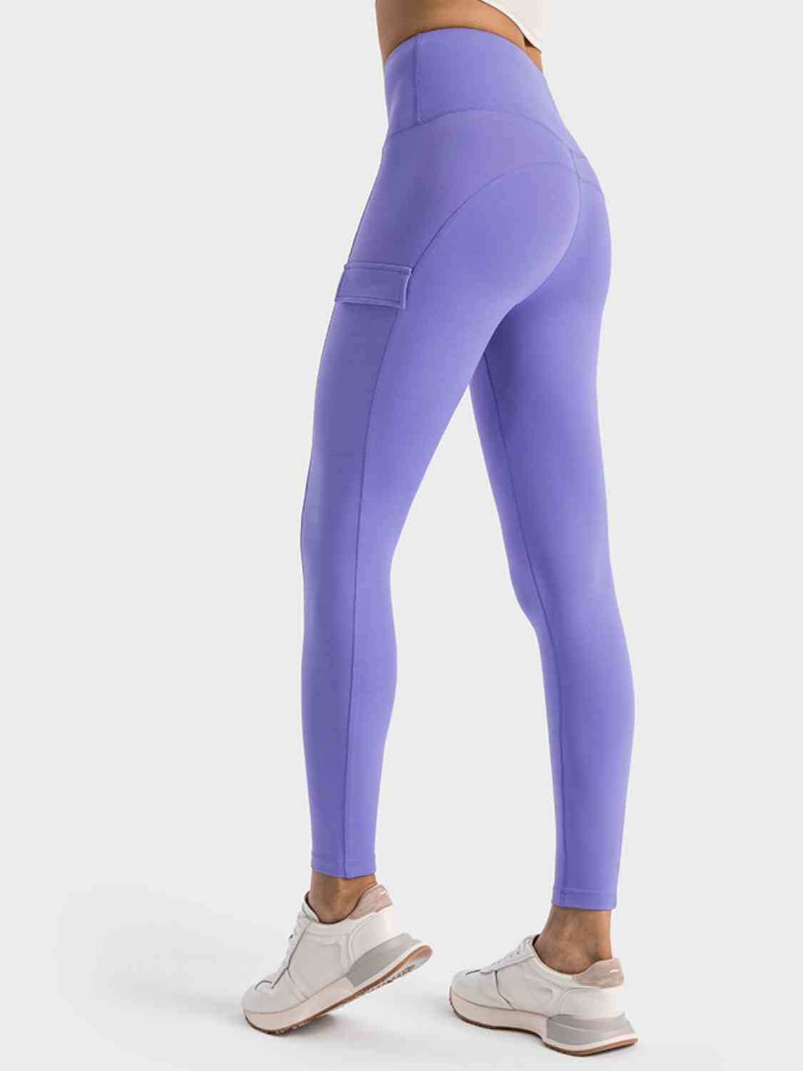 Wide Waistband Sports Leggings with Pockets | Available in 3 Colors